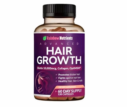 Hair Growth Suplemento-biotina 10.000 Mcg- Colágeno Optimsm