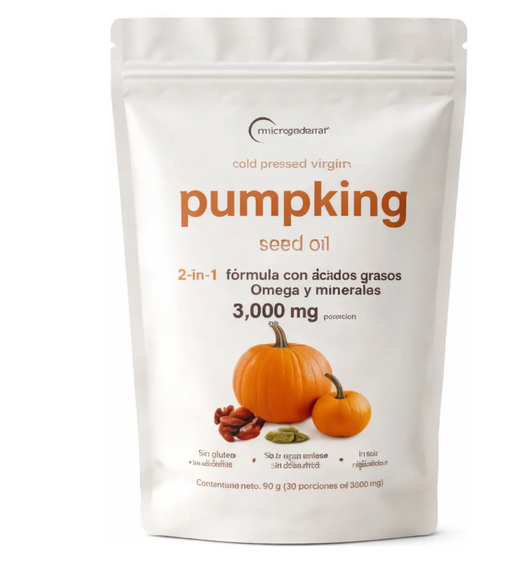 08.jpg Cápsulas De Aceite De Semilla De Calabaza Sin Sabor - Imagen 1
